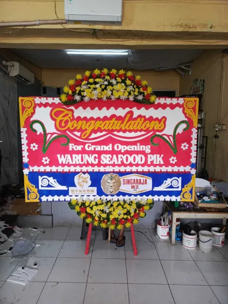 Papan Bunga Ucapan Selamat Susukan